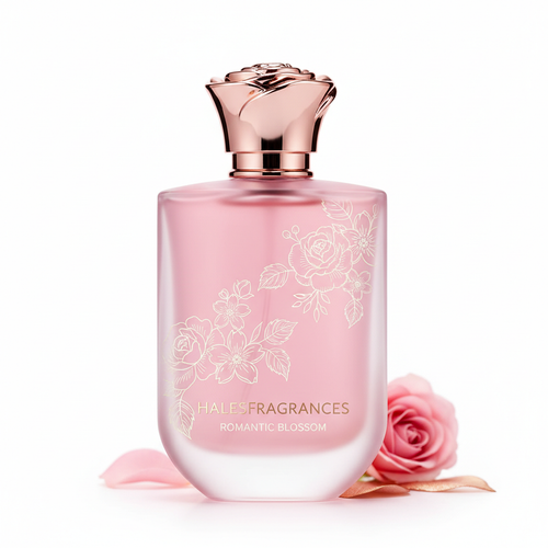 HalesFragrances Rose Petal Bloom perfume bottle